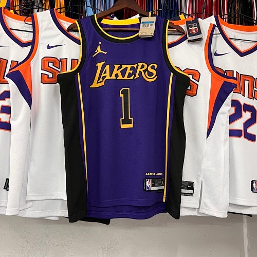 Season 23 Lakers Jordan Limited Purple No. 1 Russell