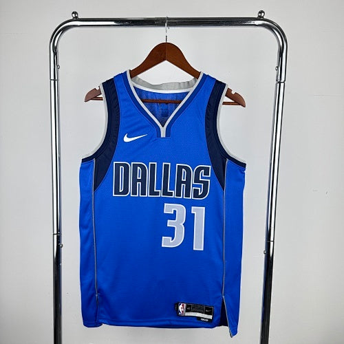 Season 23 Mavericks Away Blue No. 31 Thompson