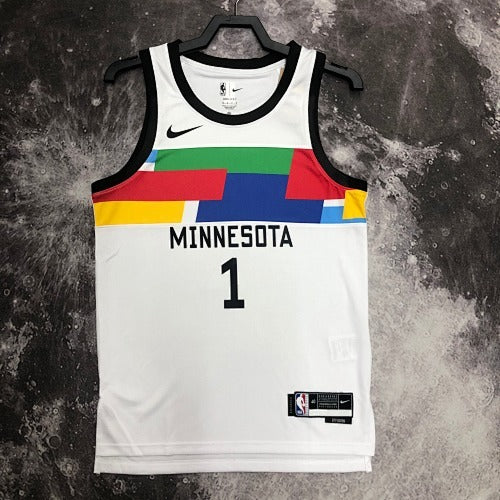 Season 23 Timberwolves City Edition No. 1 Edwards