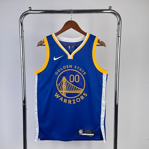 Season 23 Warriors Away Blue No. 00 Kuminga