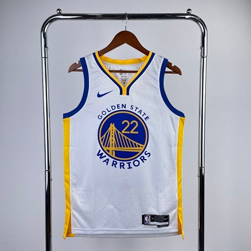 Season 23 Warriors V-neck White No. 22 Wiggins