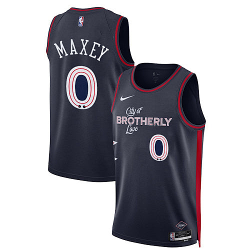 Season 24 76ers City Edition No. 0 Maxi