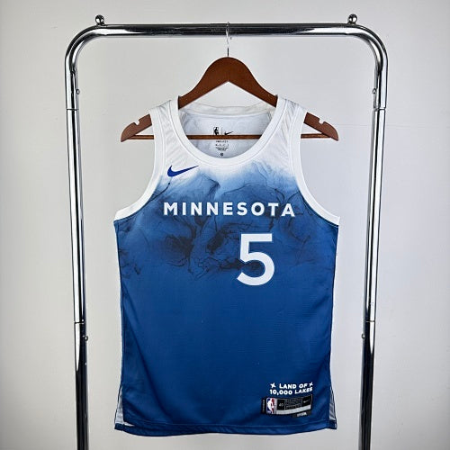 Season 24 Timberwolves City Edition No. 5 Edwards
