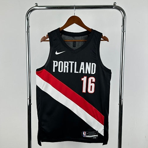 Season 26 Trail Blazers Away Black No. 0 Lillard