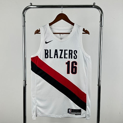 Season 26 Trail Blazers Home White No. 16 Yang Hansen