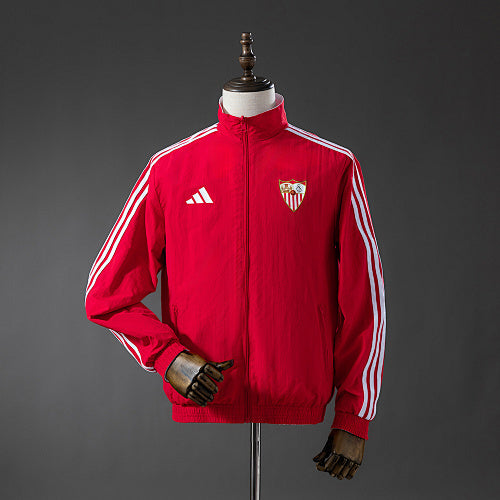 Sevilla Reversible Jacket Windbreaker - Red & White