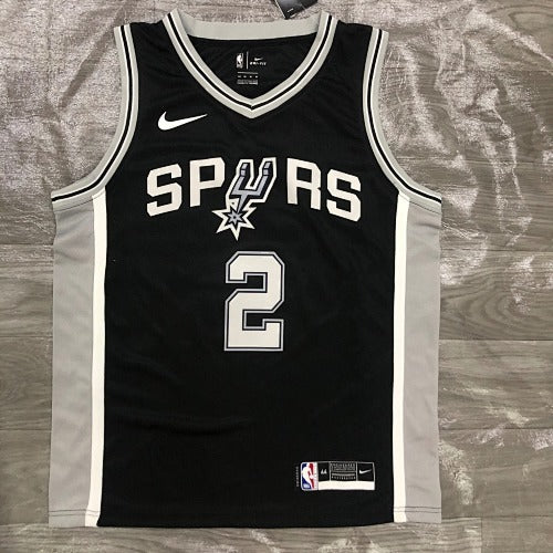Spurs Black No. 2 Leonard