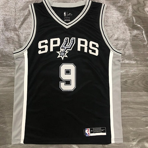 Spurs Black No. 9 Parker
