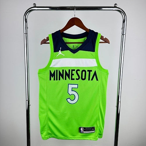 Timberwolves Flyers fluorescent green No. 5 Edwards