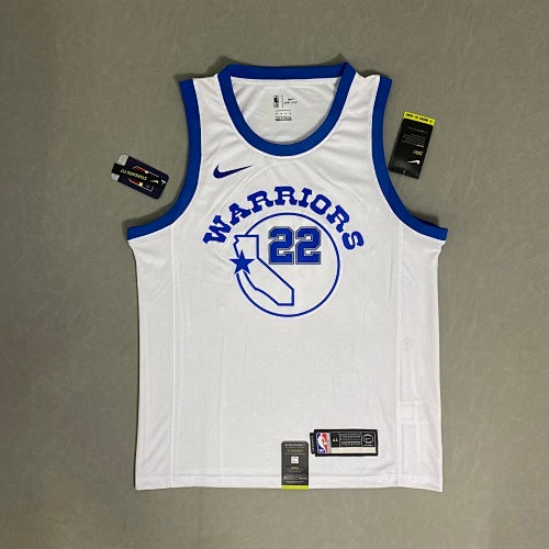 Warriors White Socks No. 22 Wiggins