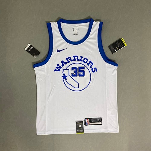 Warriors White Socks No. 35 Durant