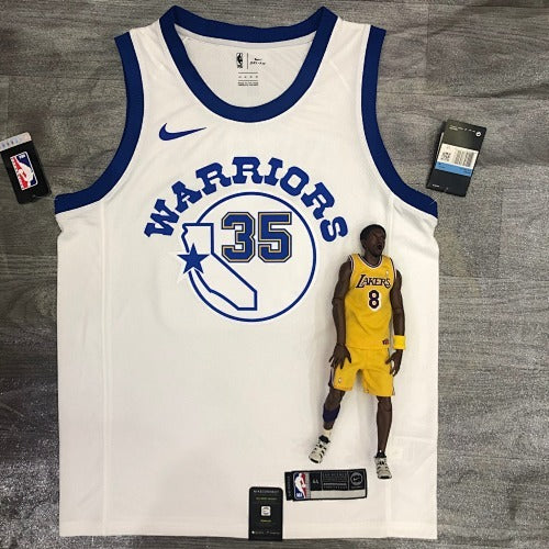 Warriors White Socks No. 35 Durant