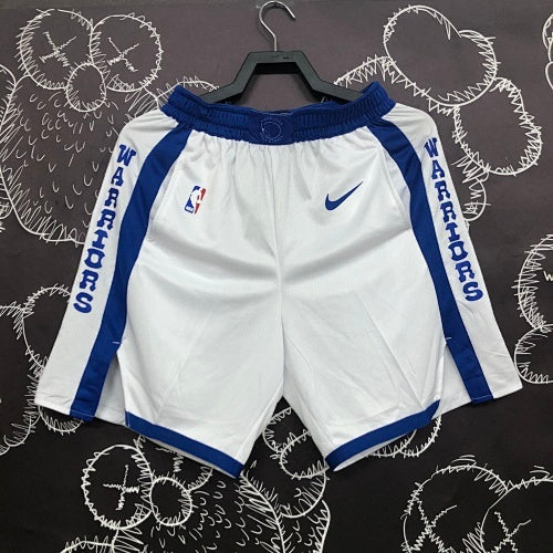 warriors white socks shorts