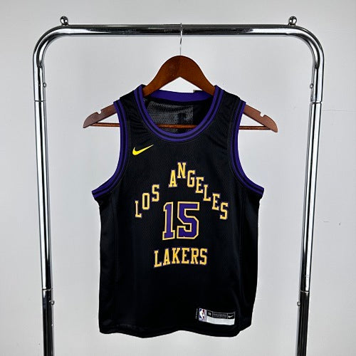 Youth Children's Clothing: 24th Season Lakers City Edition No. 15 Rivers