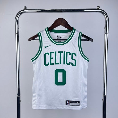 Youth children's clothing: Celtics white size 0 Tatum