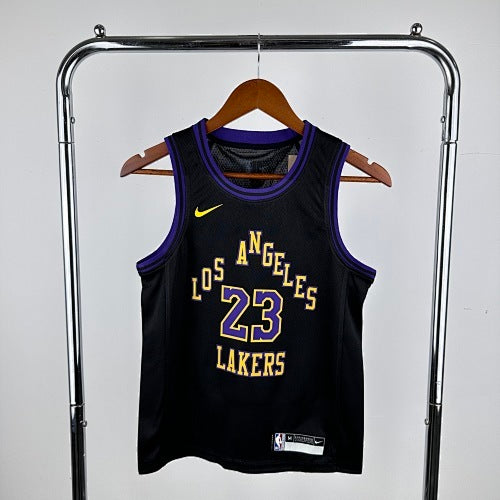 Youth Children's Wear: 24th Season Lakers City Edition No. 23 James