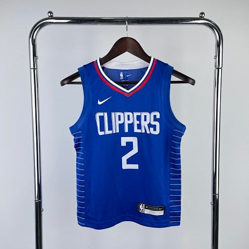 Youth Clothing: Clippers Blue No. 2 Leonard